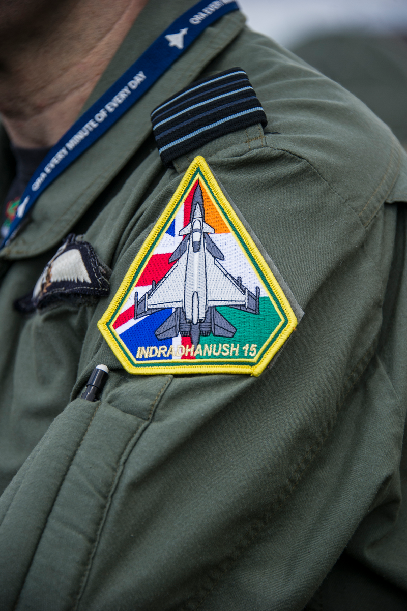 Illustration for article titled Photos: India's Su-30MKI Flankers Sparred With Royal Air Force Typhoons